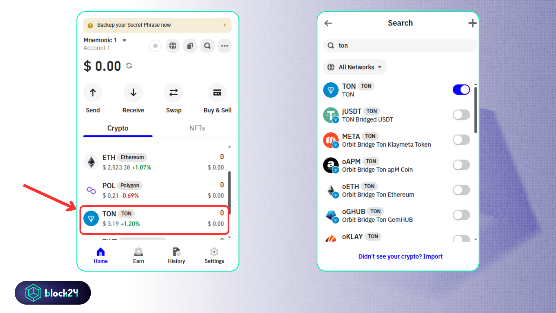 Trust Wallet, ví multi-chain có hỗ trợ TON token trong mạng lưới này