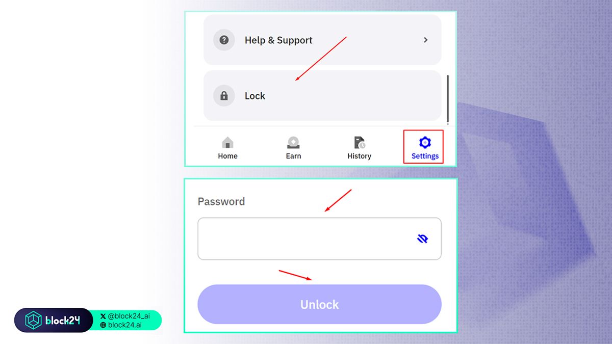 Các bước reset lại ví Trust