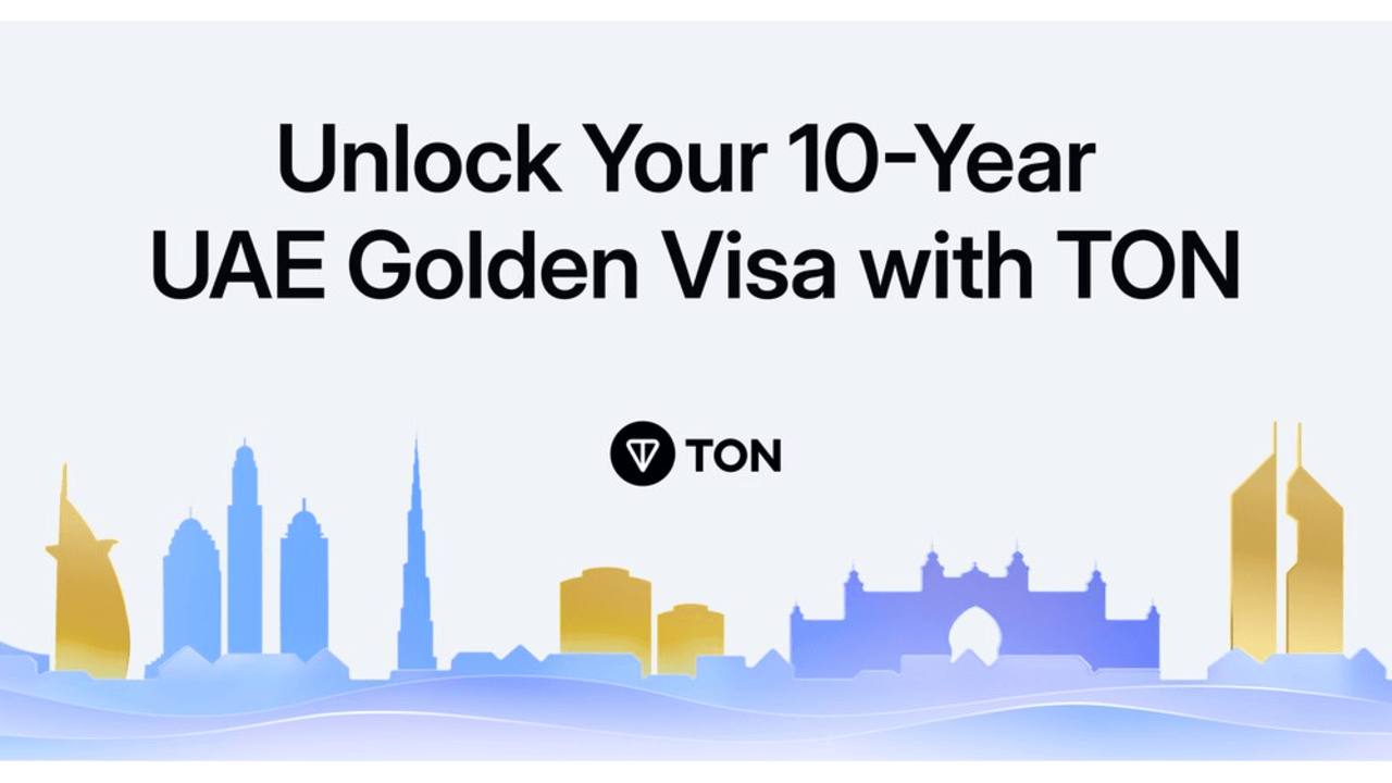 TON tăng 10% sau tin Ton cung cấp Visa UAE 10 năm cho staker!