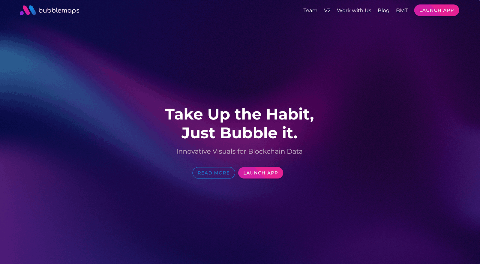 Trang chủ dự án BubbleMaps