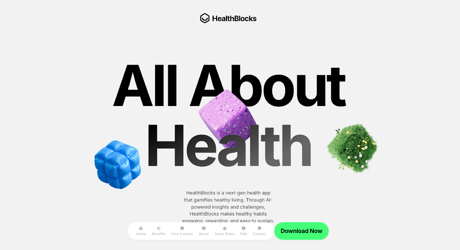 Trang chủ dự án HealthBlocks