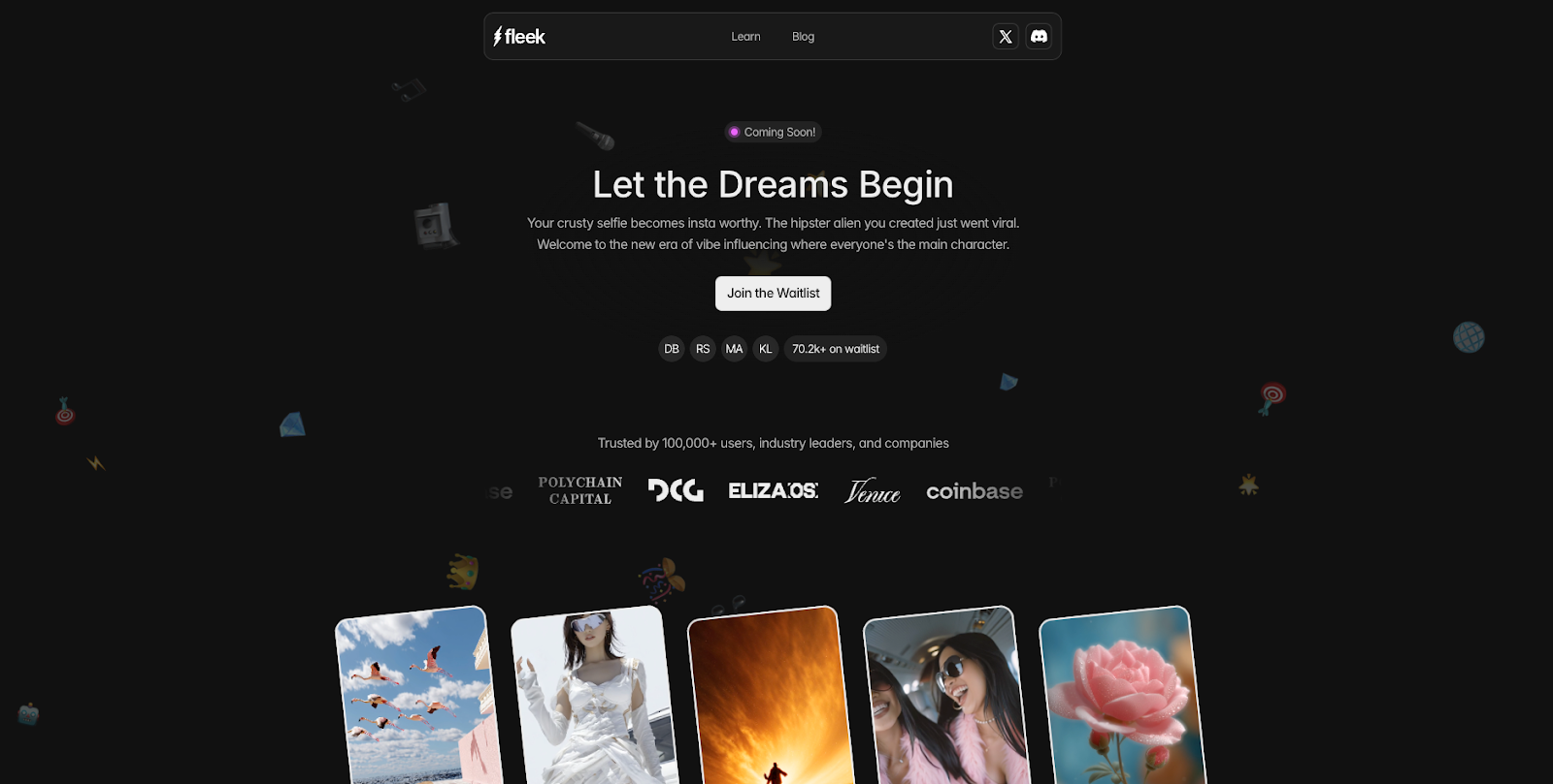 Trang chủ dự án Fleek Network