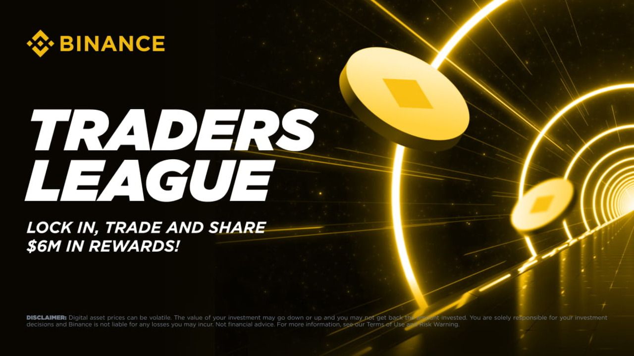 Binance tổ chức cuộc thi Traders League 2025 với phần thưởng 6 triệu USD!