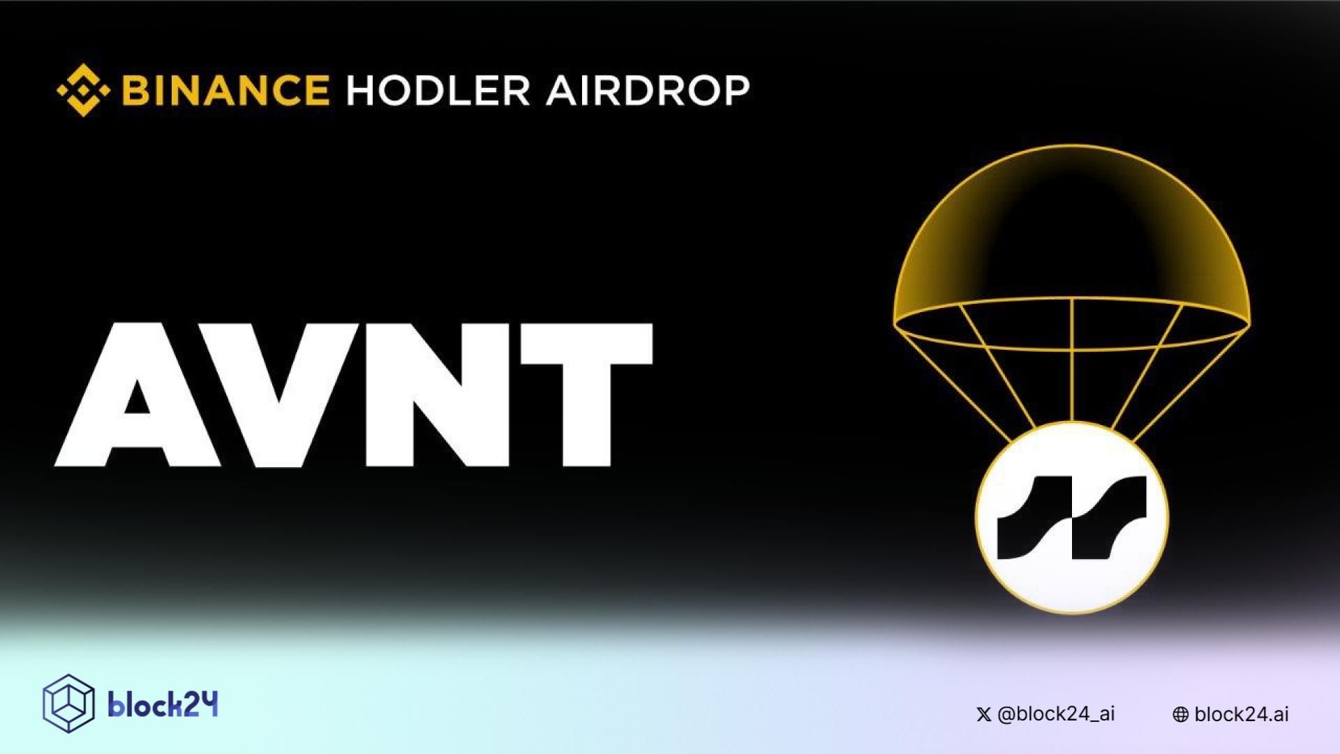 Binance sẽ niêm yết AVNT (Avantis) - dự án HODLer Airdrops số 40