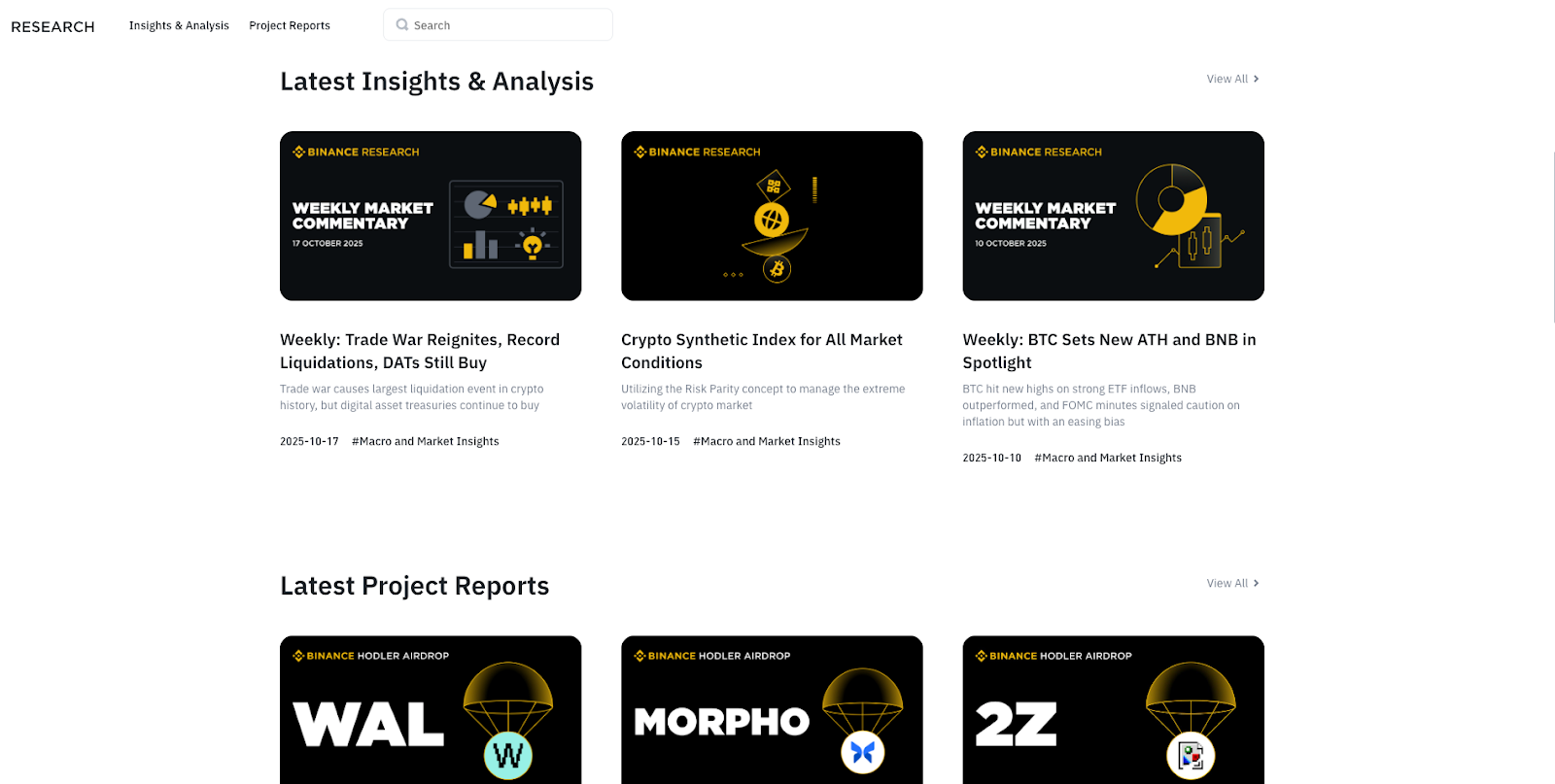 Đọc các bài viết chất lượng của Binance Research