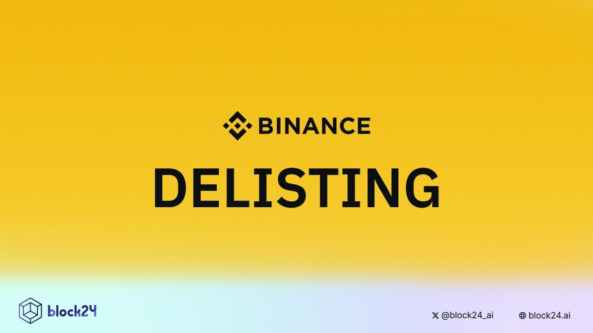 Binance và Bybit delist loạt đồng coin sau ngày 23/9/2025!