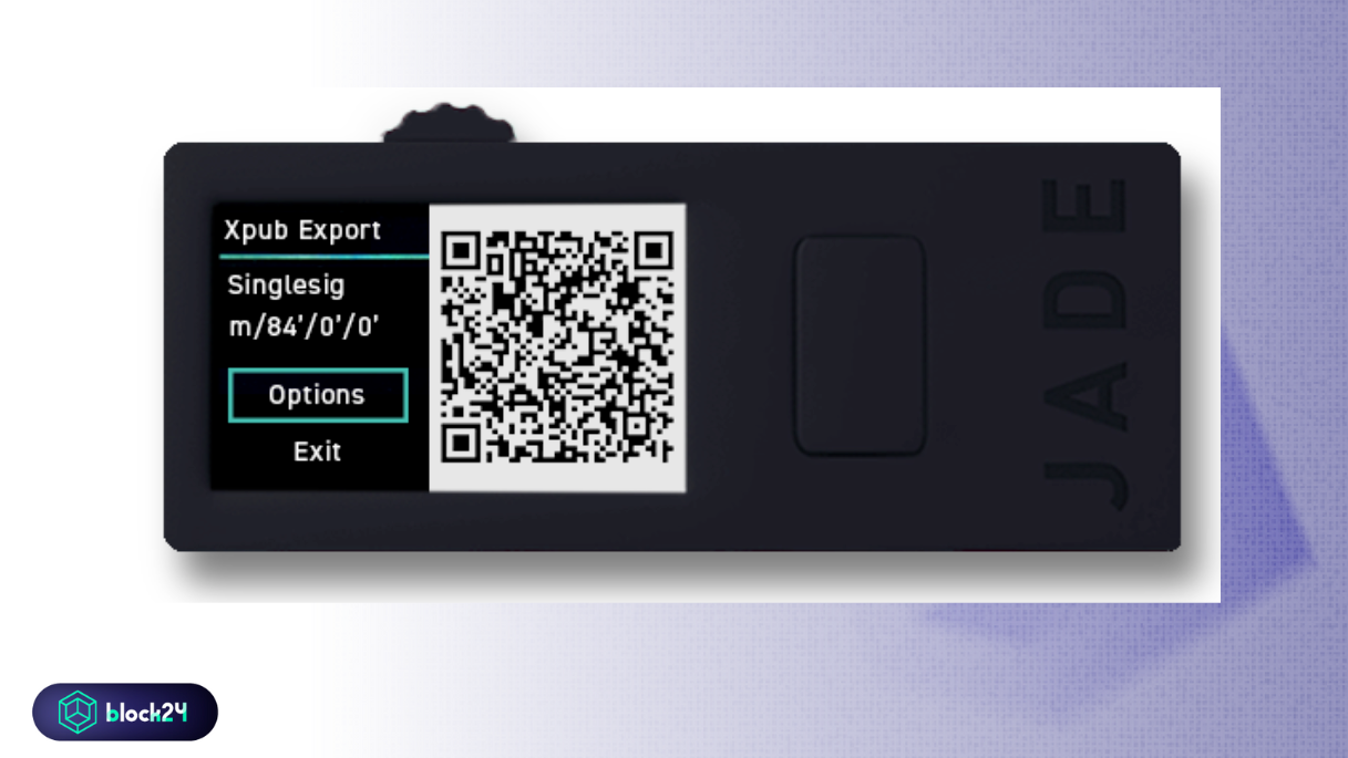 Mã QR được tạo từ ví Air-Gapped
