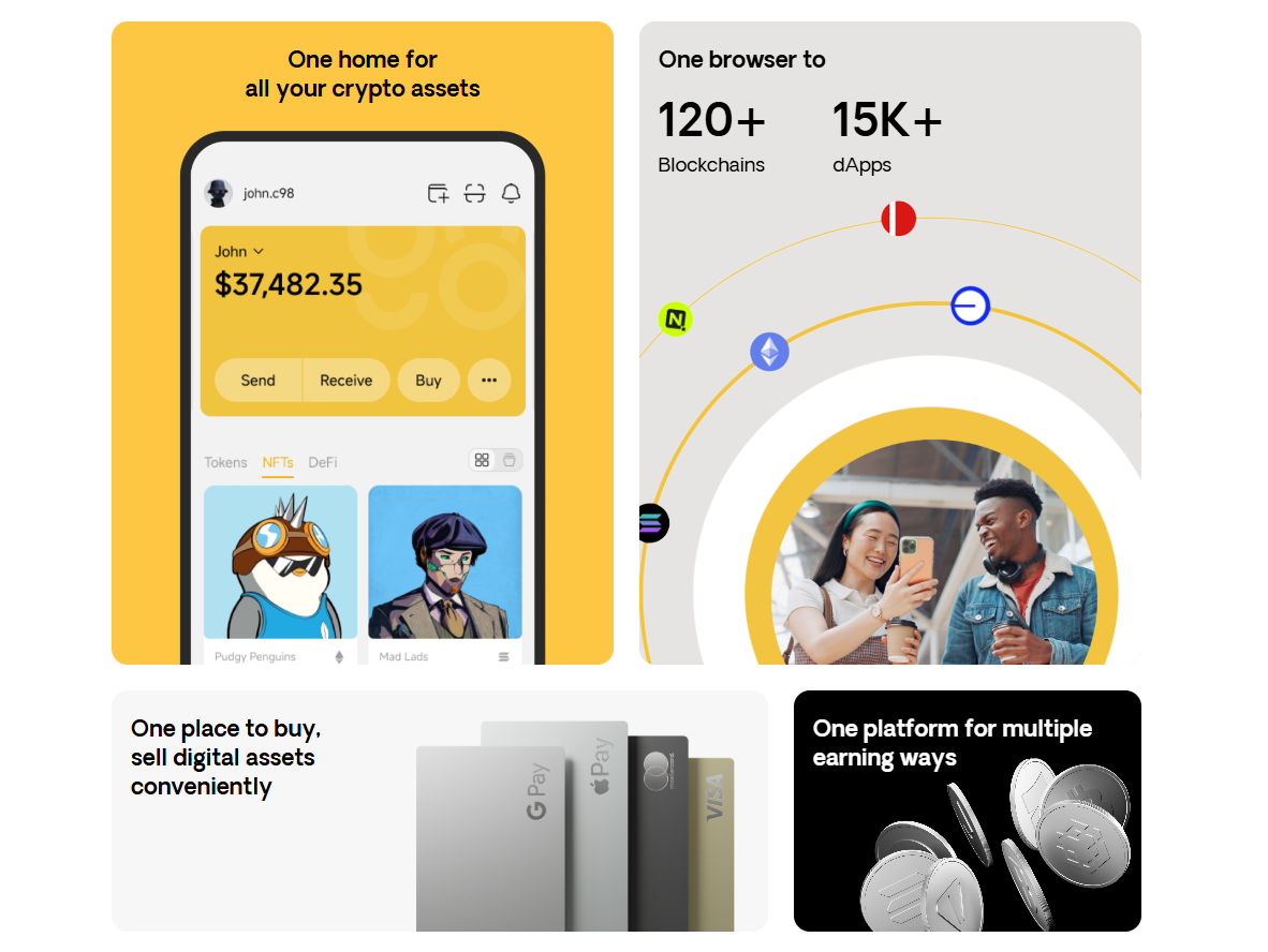 Coin98 Super Wallet là một nền tảng “all in one”