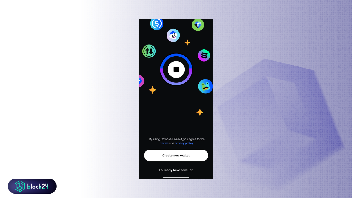 Tạo ví Coinbase mới