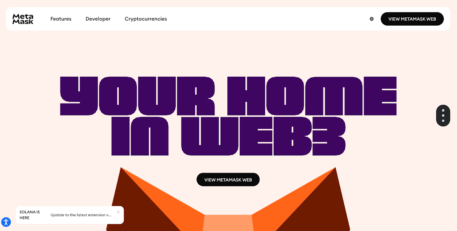 Trang chủ ví nóng - MetaMask