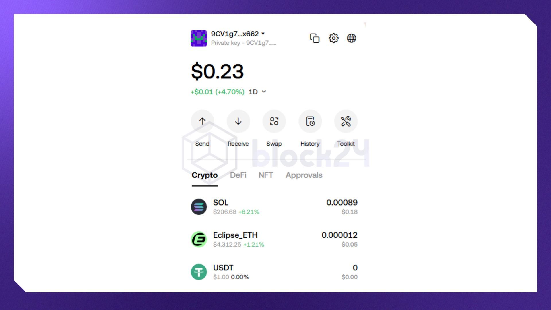 Giao diện OKX Web3 Wallet