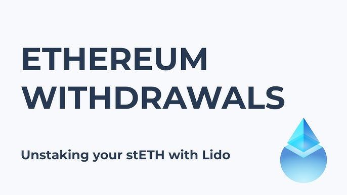 Ethereum Withdrawals | Unstaking your stETH with Lido - YouTube