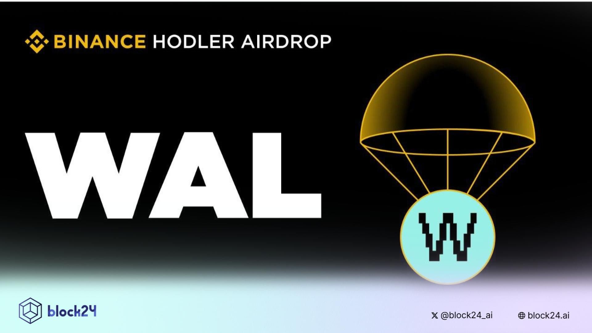 Binance ra mắt dự án HODLer Airdrops số 50: Walrus (WAL)