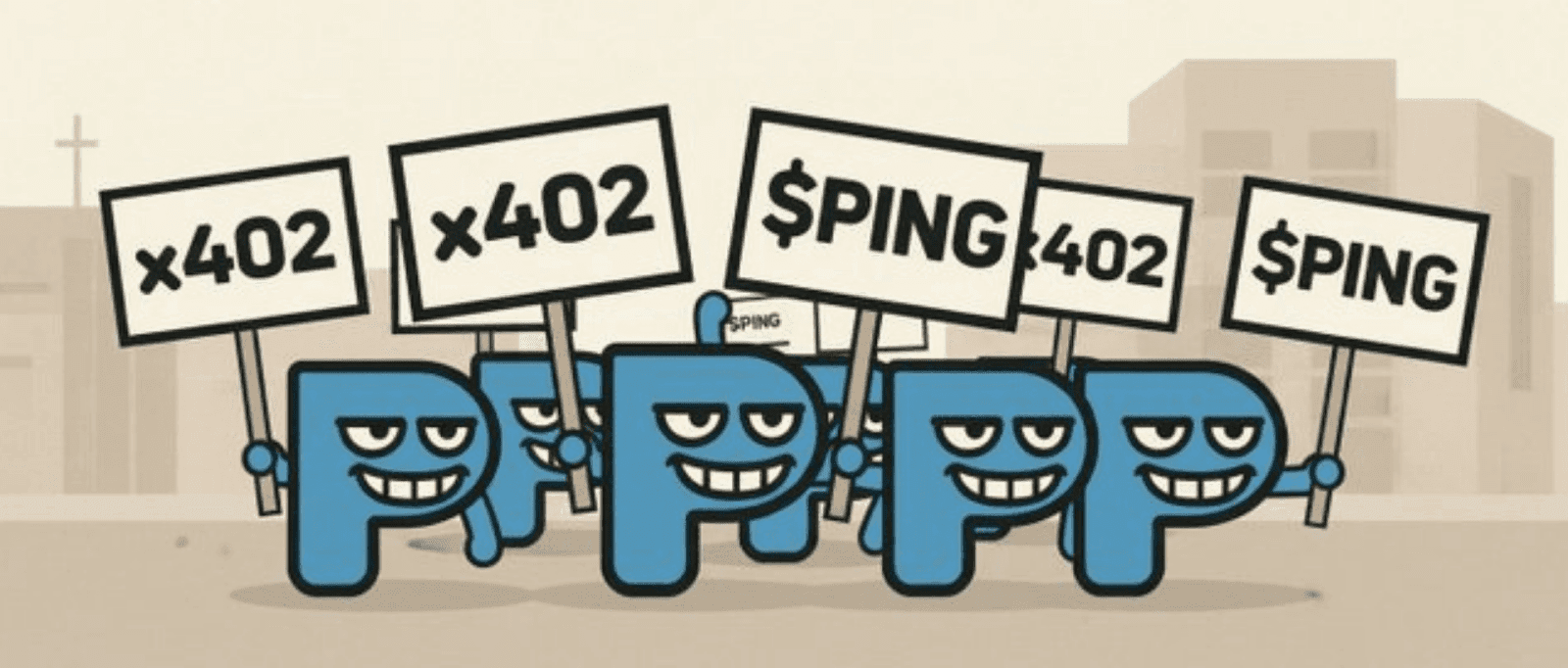 PING, meme tiên phong của x402 protocol