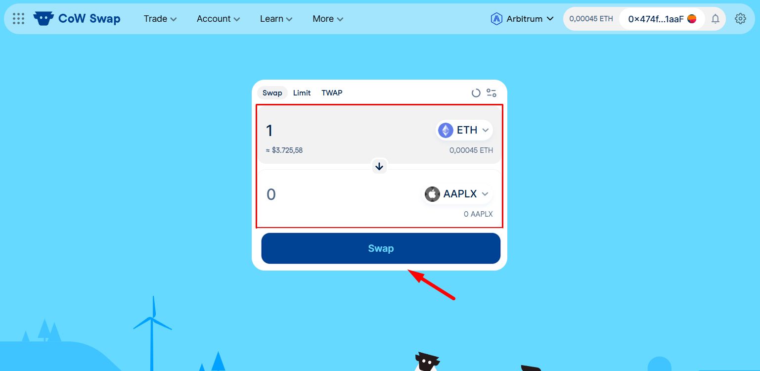 Cách mua cổ phiếu mã hóa trên DEX