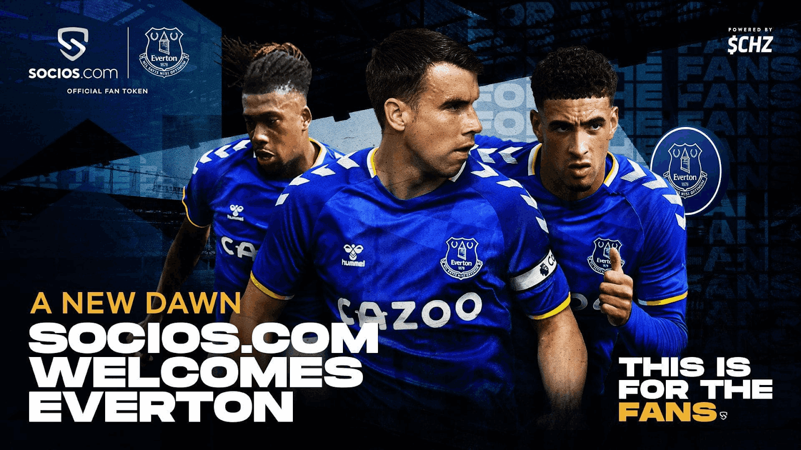 Đội bóng Everton hợp tác với nền tảng Socios - Nguồn socios.com